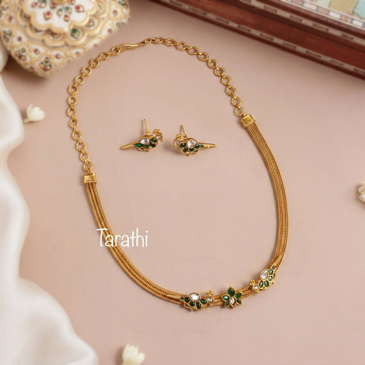Antique Simple High Neck Choker CH403