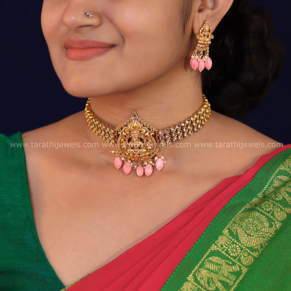 Amazing Lakshmi High Neck Choker CH404