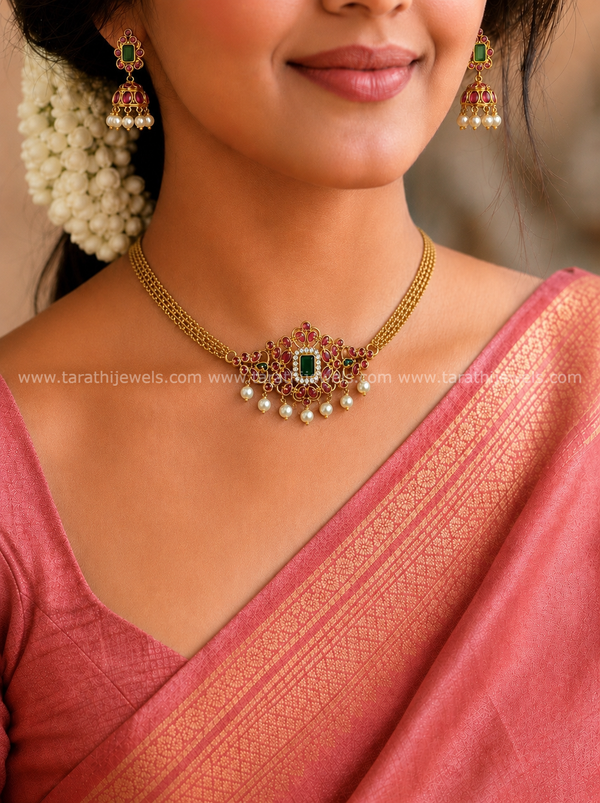 Trendy High Neck choker CH414