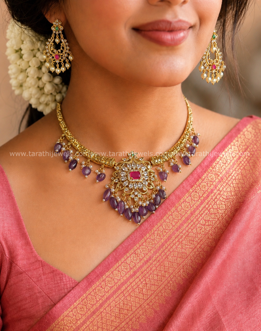 Victorian Diamond Hasli Choker CH434