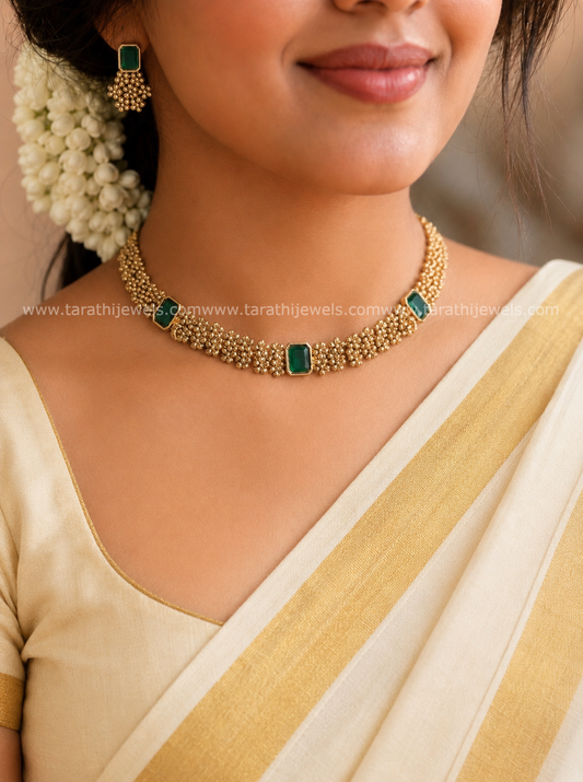 Beautiful Flower Choker CH436