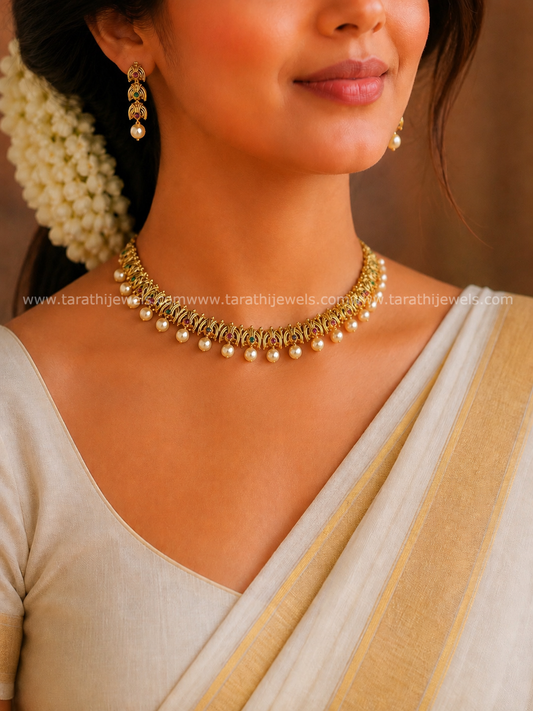 Amazing Pearl Choker CH446