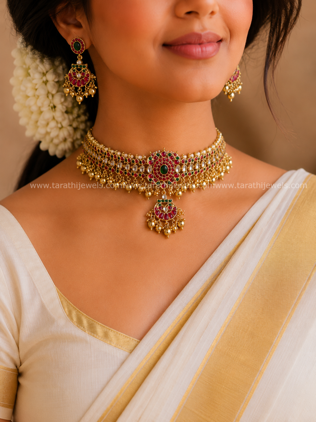 Premium Ad stone High Neck Choker CH447
