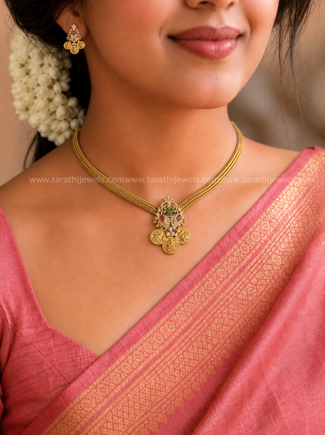 Beautiful Lakshmi Coin Choker  CH455