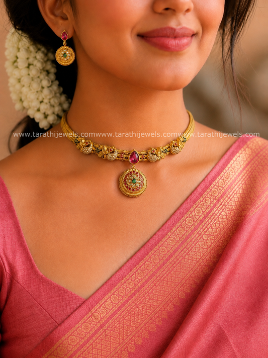 Anusha High Neck choker CH457