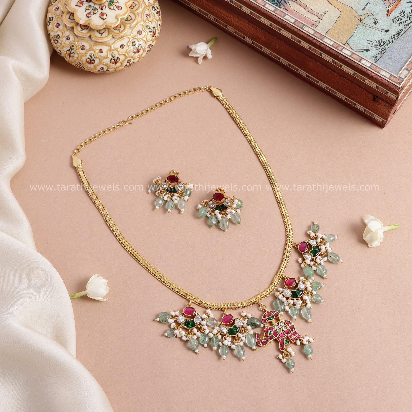 Reena Elephant Jadau Choker CH459
