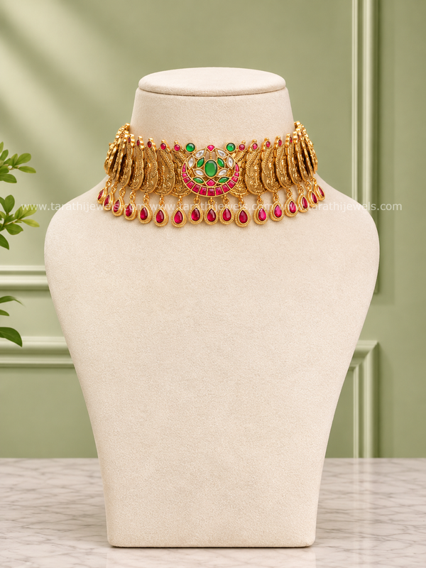 Jadau Lakshmi Coin Choker CH492