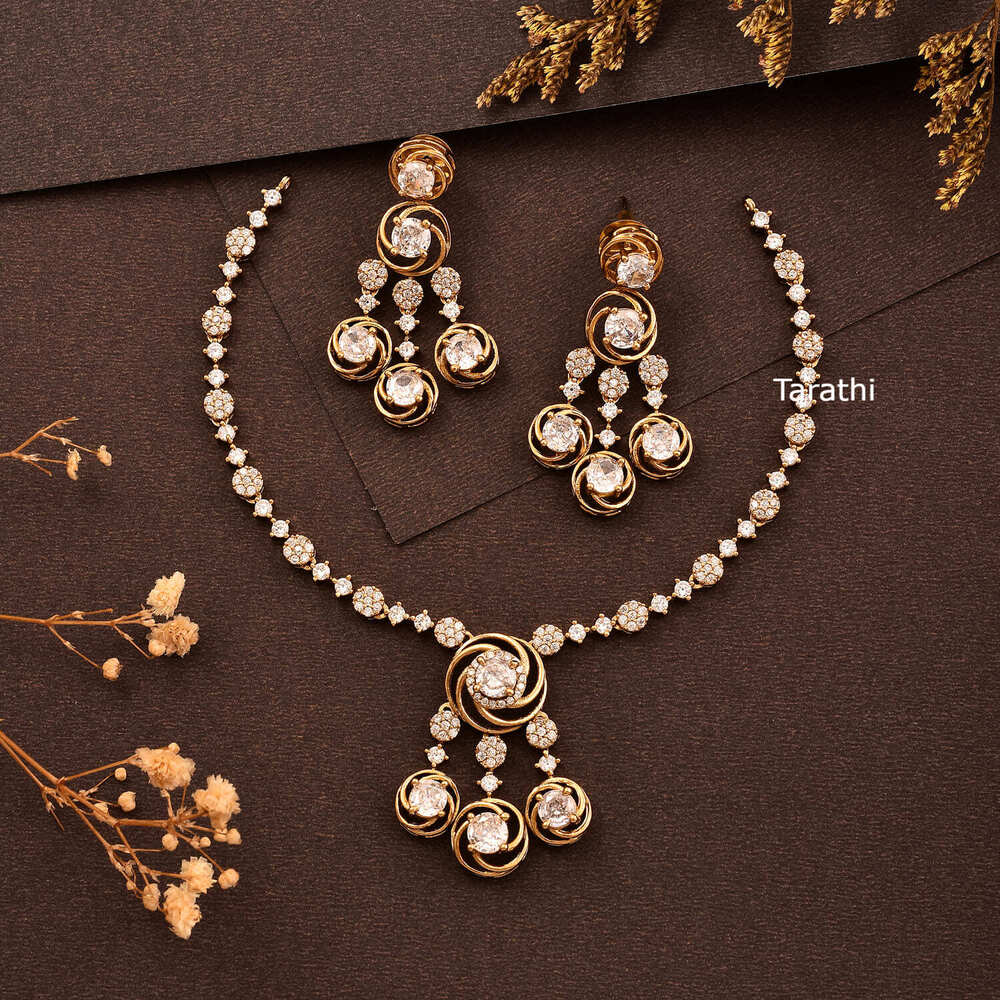 Akshara Party Wear Necklace N382