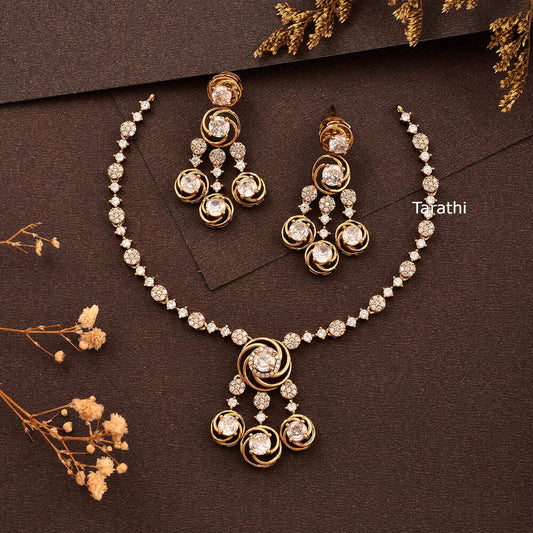 Akshara Party Wear Necklace N382