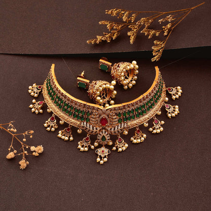 AD Statement High Neck choker CH234