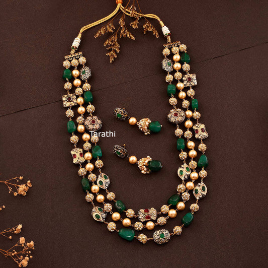 Sri Pearl Long Haaram HA154