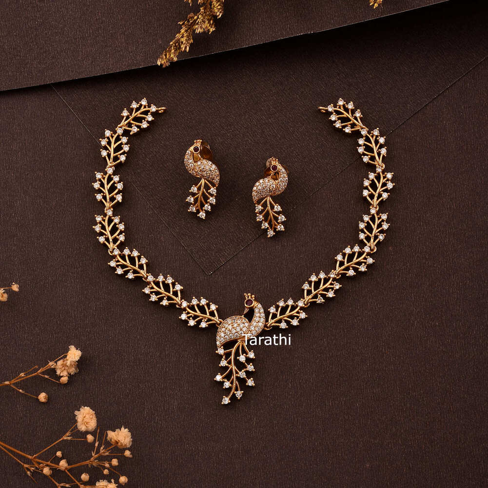 Amazing Mayilie Ad stone Necklace N351