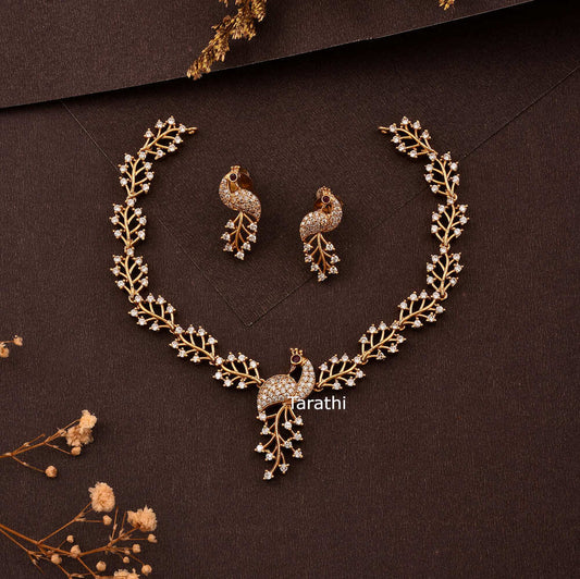Amazing Mayilie Ad stone Necklace N351