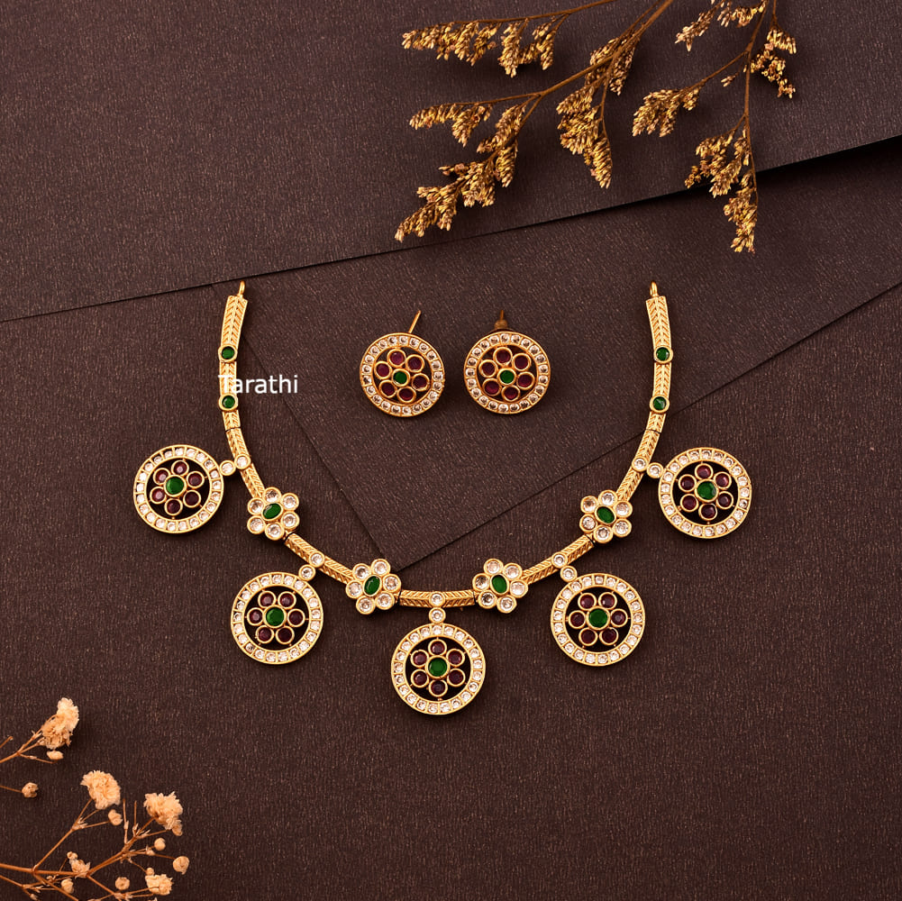 Elegant Kemp Attigai Necklace N403