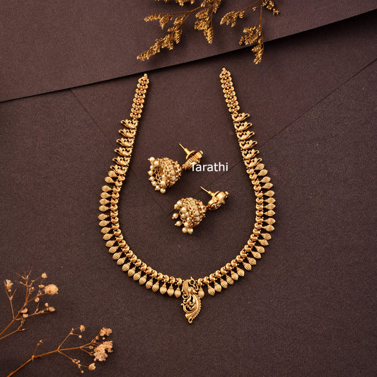 Amazing Gold Look Alike Peacock Necklace N407