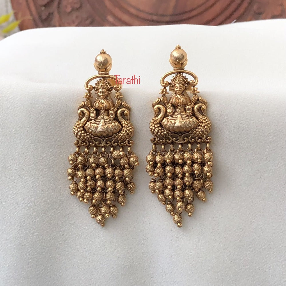 Amazing Lakshmi Gold drops Earrings EA365