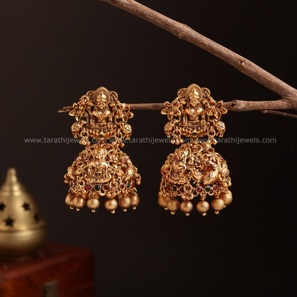 Antique Lakshmi Jumka (Big size)EA430