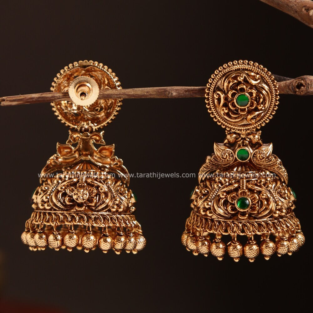 Antique Lakshmi Kemp Jumka EA458