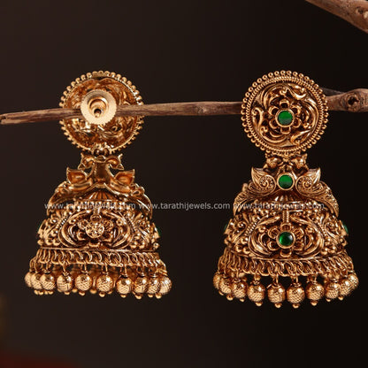 Antique Lakshmi Kemp Jumka EA458