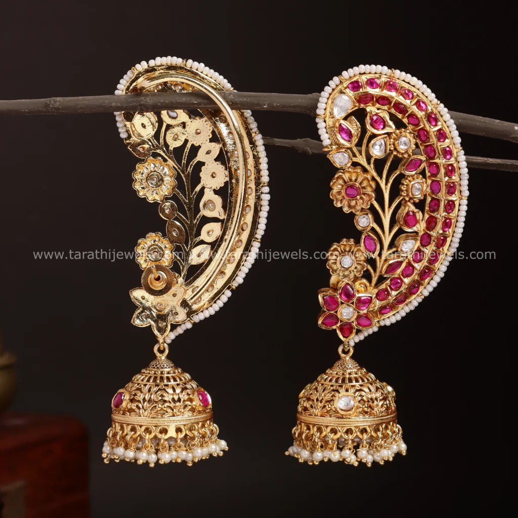 Jadau Kundan Earcuff Jumka EA561