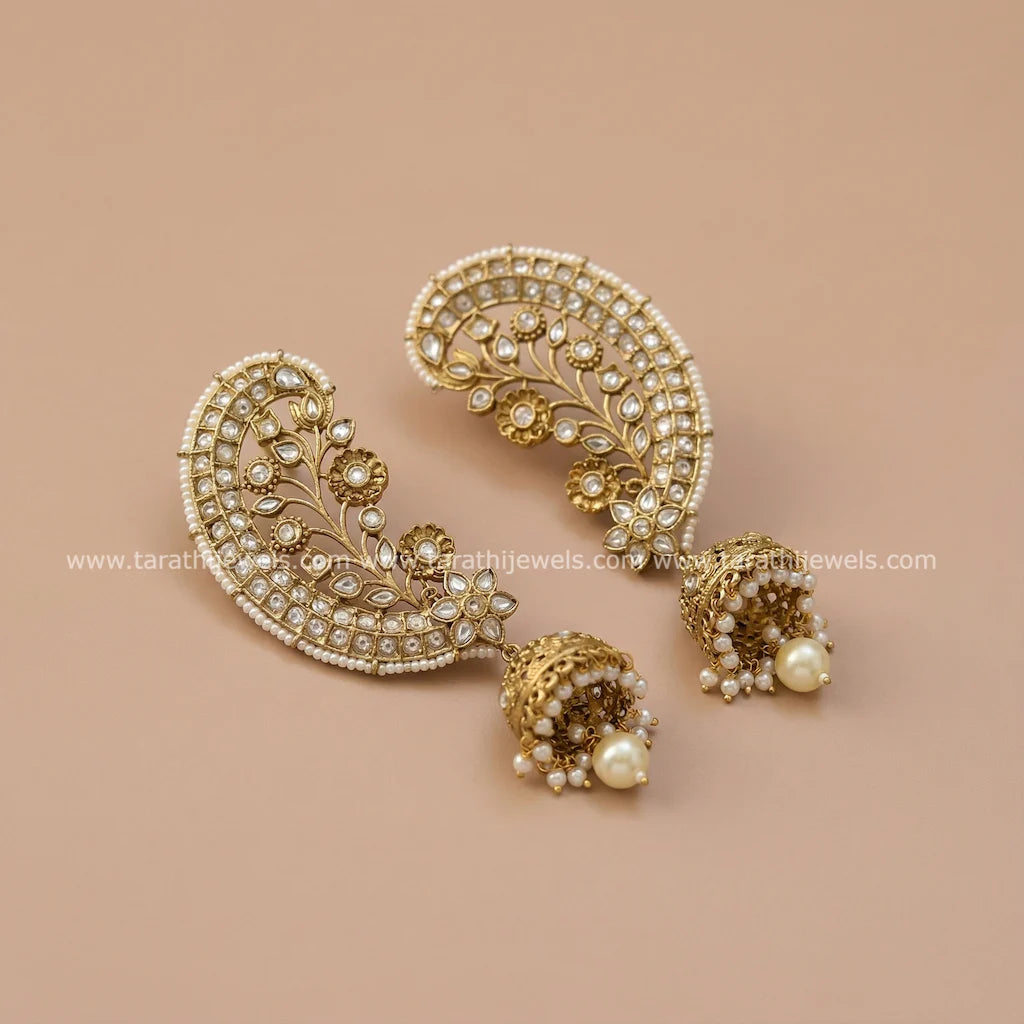 Jadau Kundan Earcuff Jumka EA594