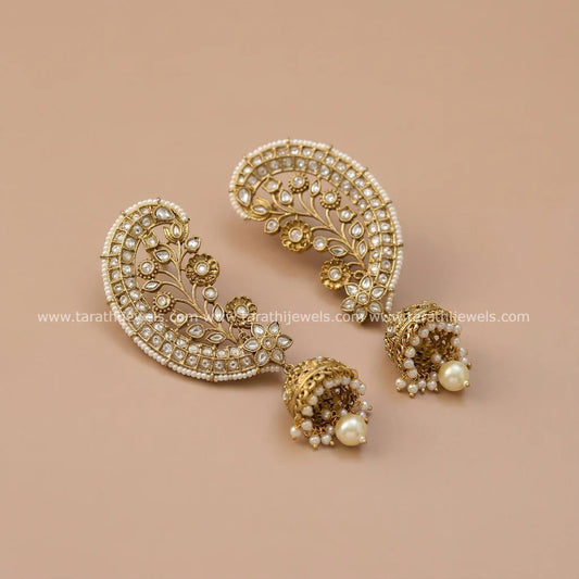 Jadau Kundan Earcuff Jumka EA594
