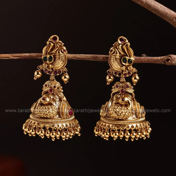 Nandhini Peacock Jumka EA657