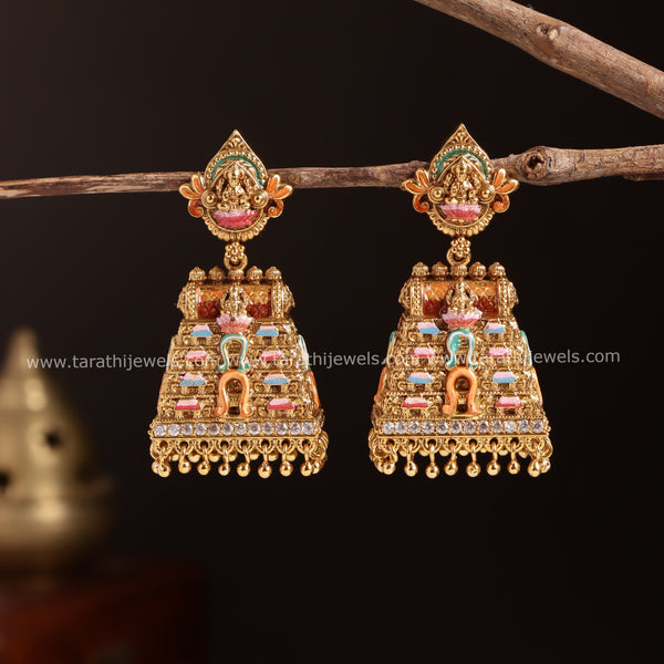 Hand Painted Temple Jumka