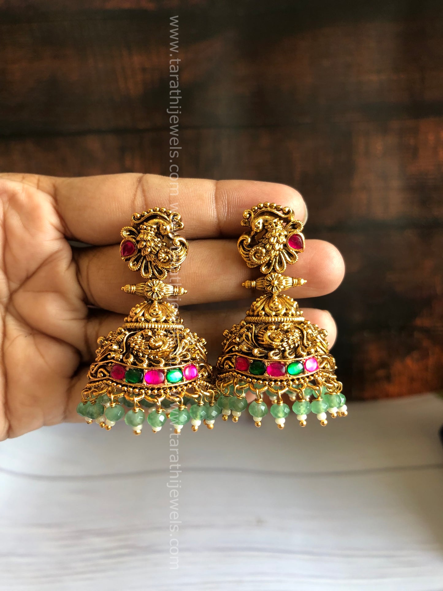 Antique Peacock Kemp Jumka EA690