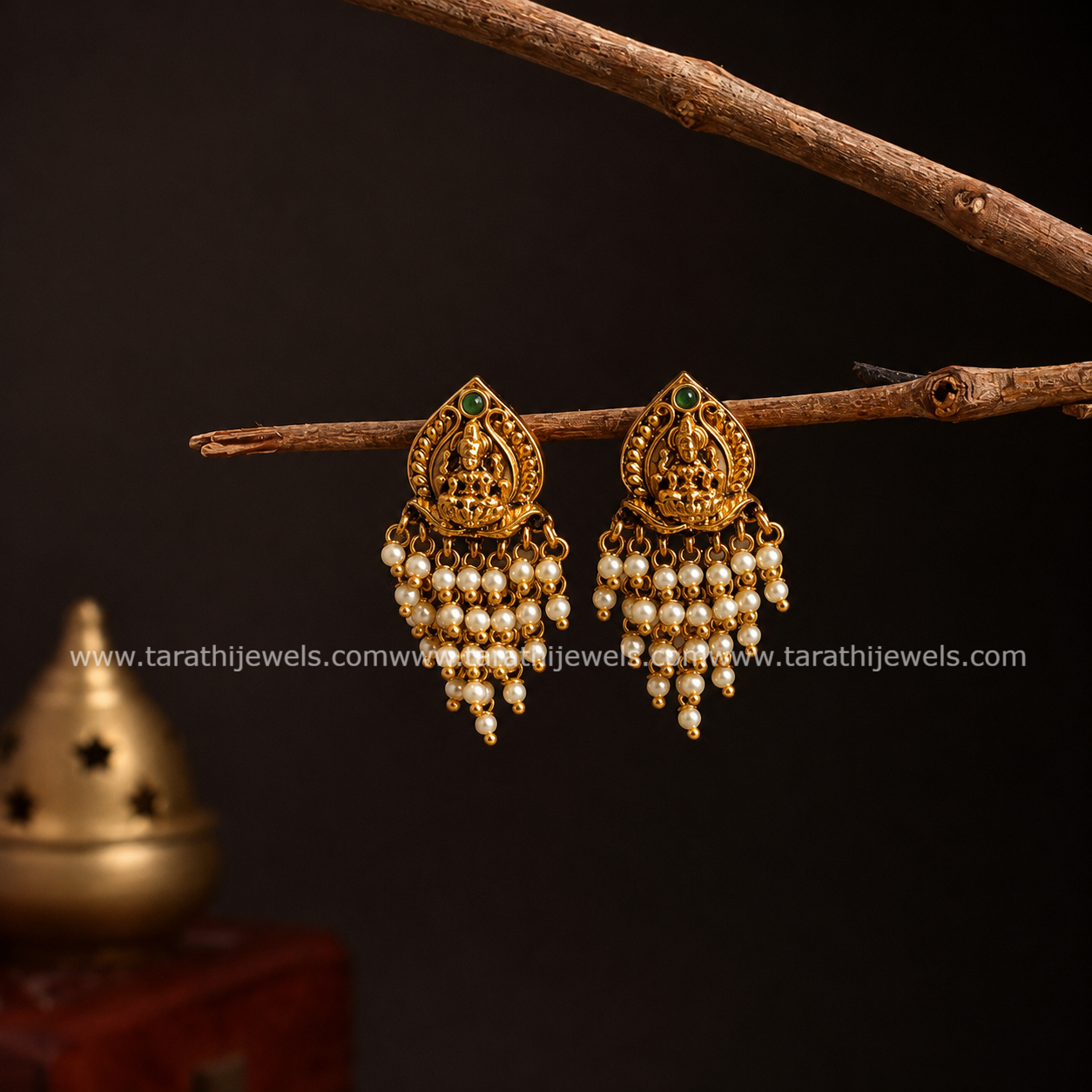 Lakshmi Pearl Earrings EA775