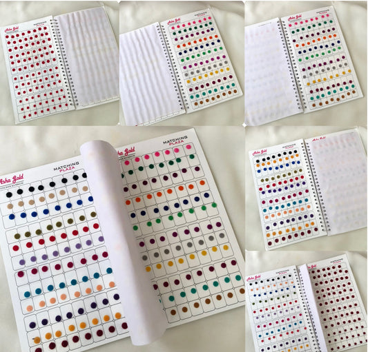 Asha Multi color Bindi Book BB20