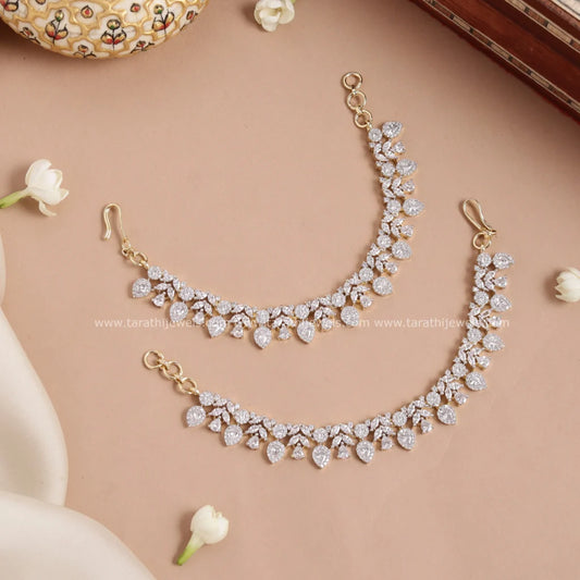 Diamond Look alike Earring Chain EC121