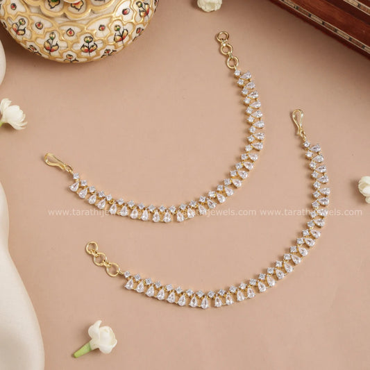 Diamond Look alike Earring Chain EC123