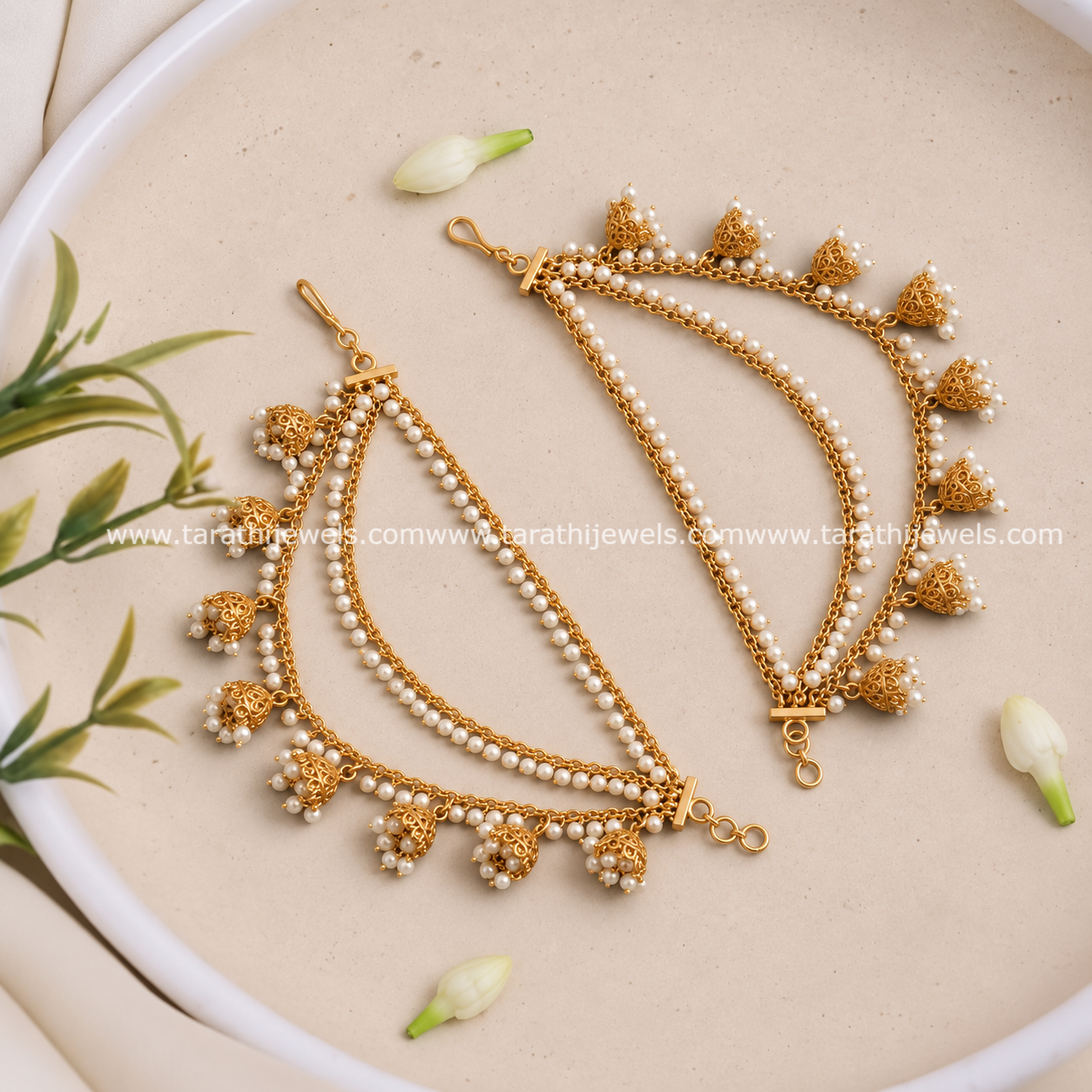 Three Layered Earring chain EC132