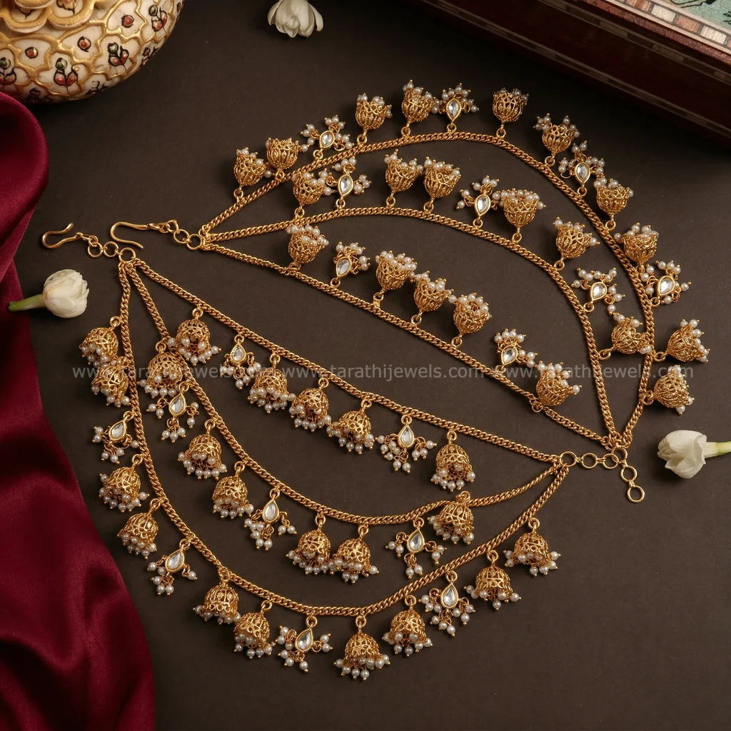 Three Layered Earring chain EC135