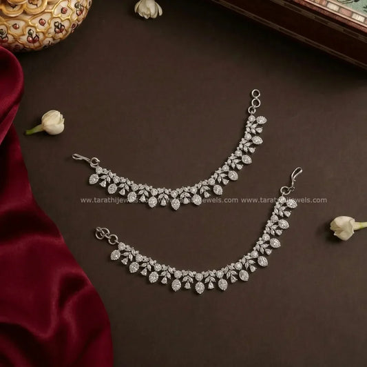 Diamond Look alike Earring Chain EC140