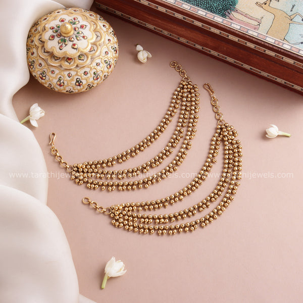 Traditional Three Layered Earring chain EC157