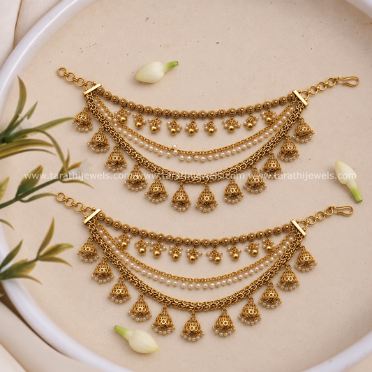 Three Layered Earring chain EC195
