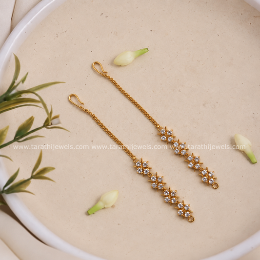 Gold Look Alike Earring Chain EC197