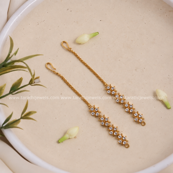 Gold Look Alike Earring Chain EC197
