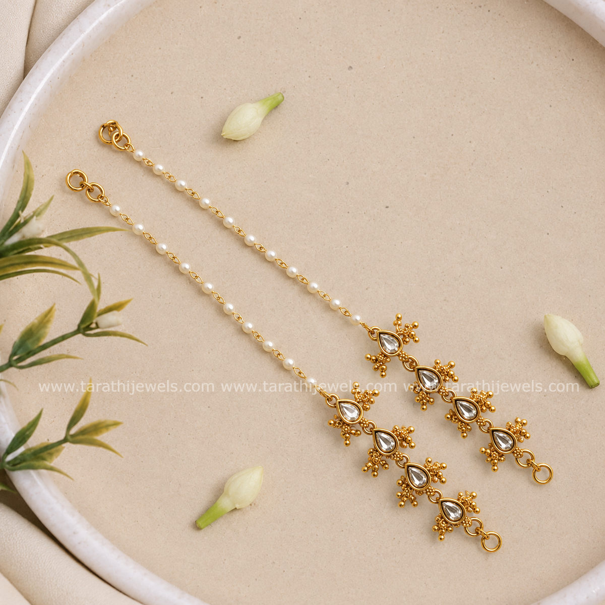 Bridal Earring chain EC205