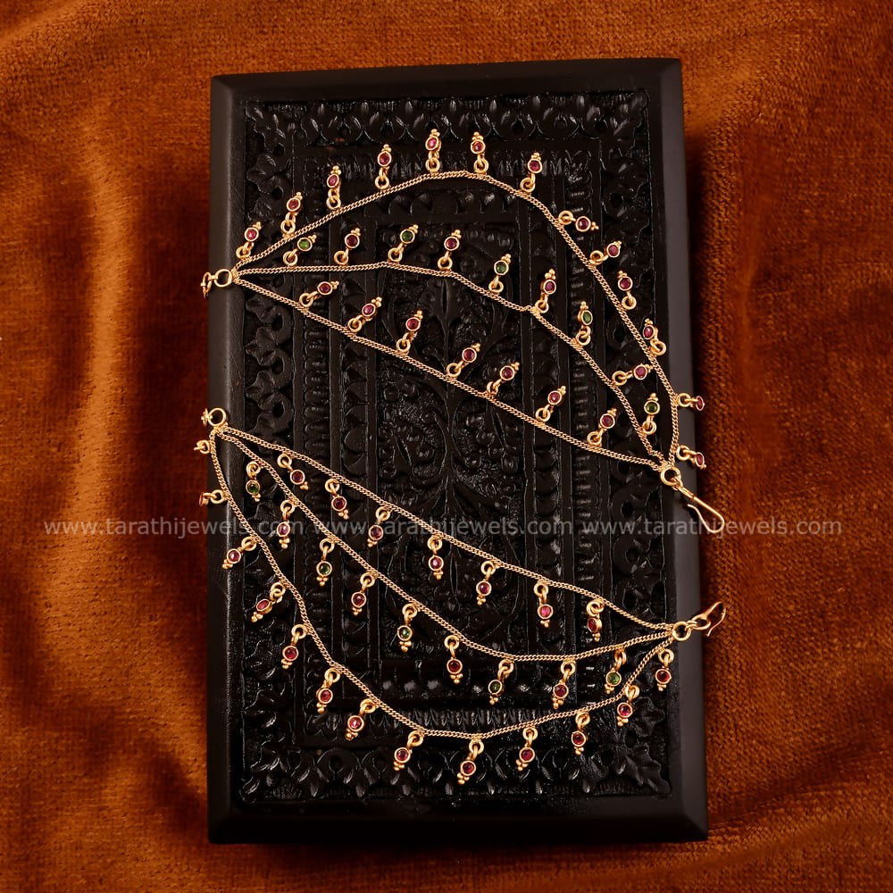 Three layered Earring chain EC57