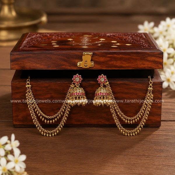 Earring Chain With Jumka ECJ01