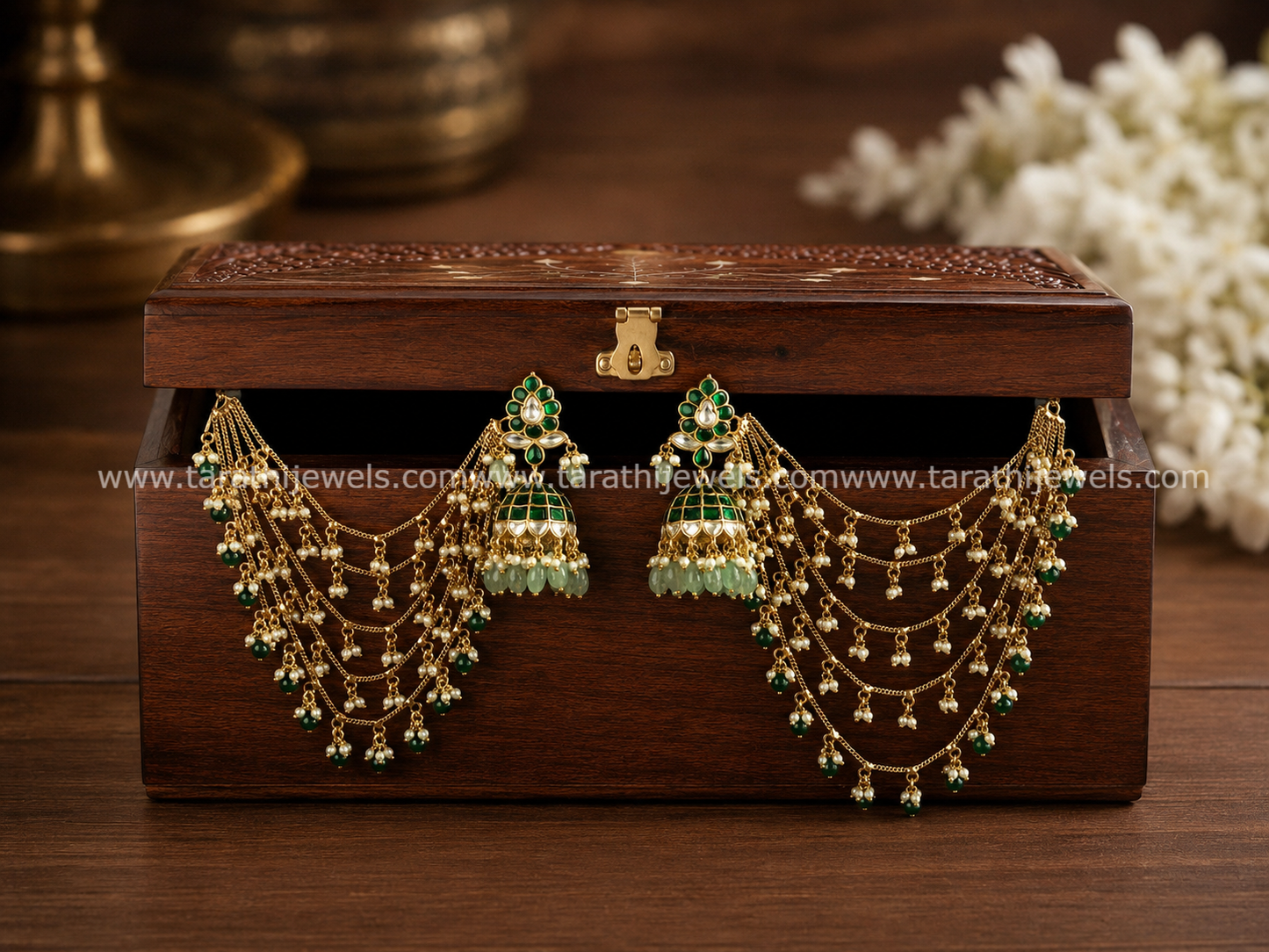 Earring Chain With Jumka ECJ04