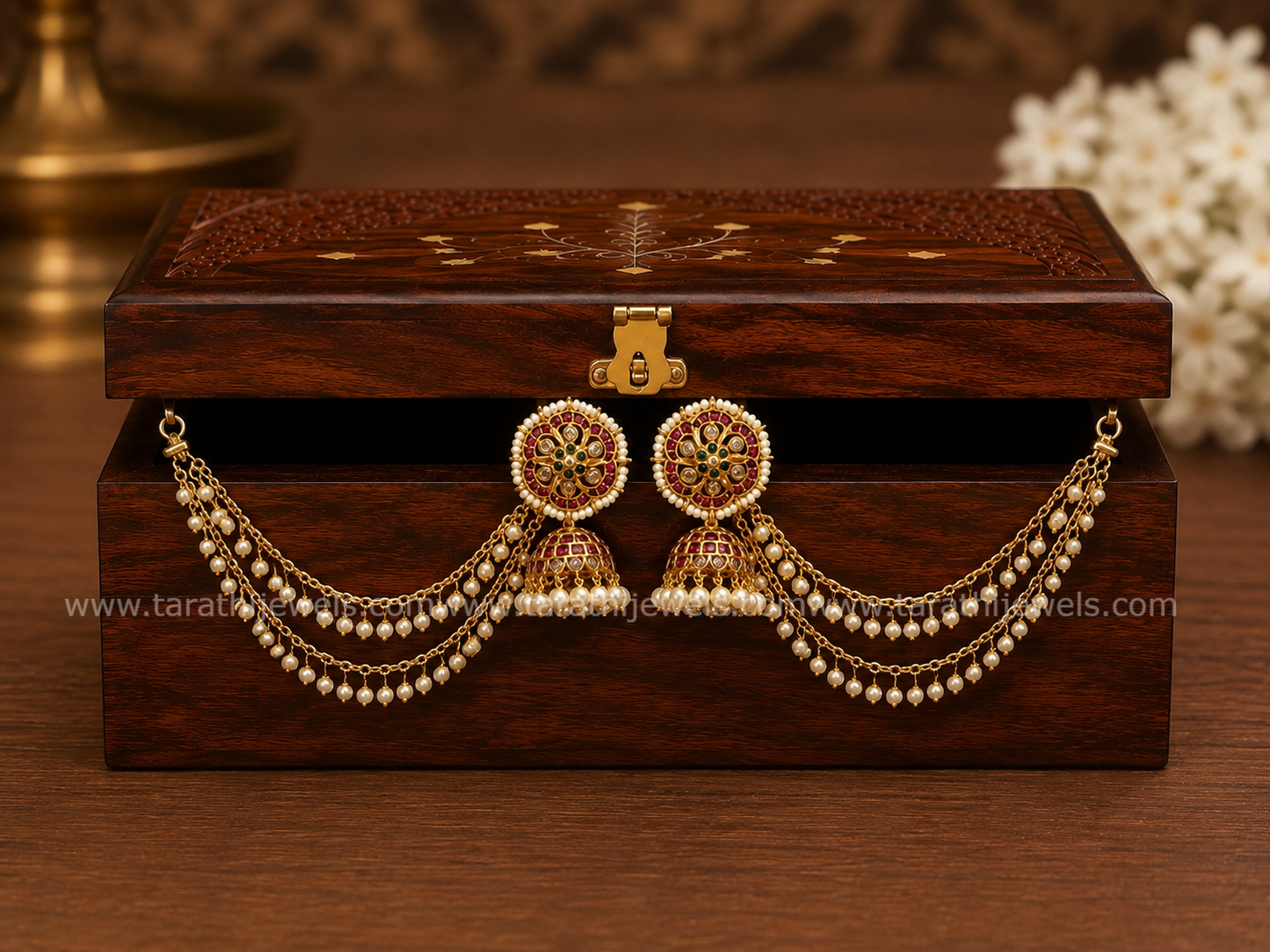Earring Chain With Jumka ECJ08
