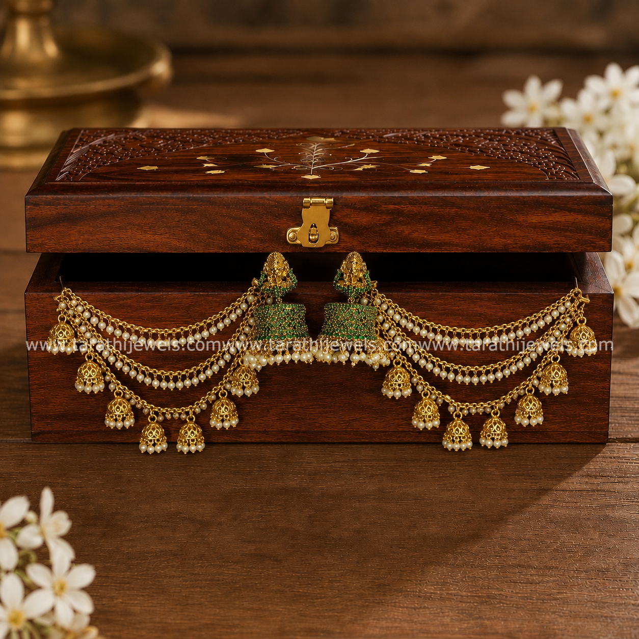 Earring Chain With Jumka ECJ12