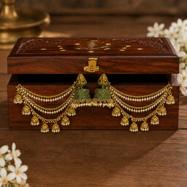 Earring Chain With Jumka ECJ12