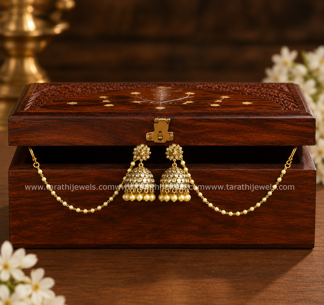 Earring Chain With Jumka ECJ13