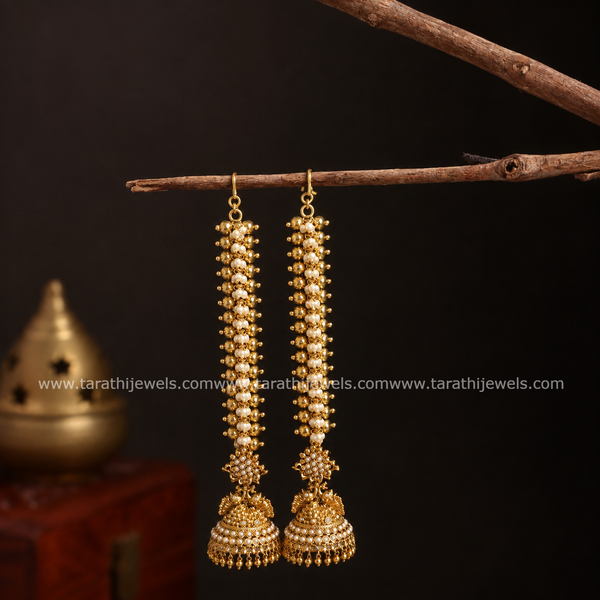 Earring Chain With Jumka ECJ18