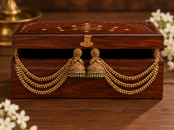 Earring Chain With Jumka ECJ20